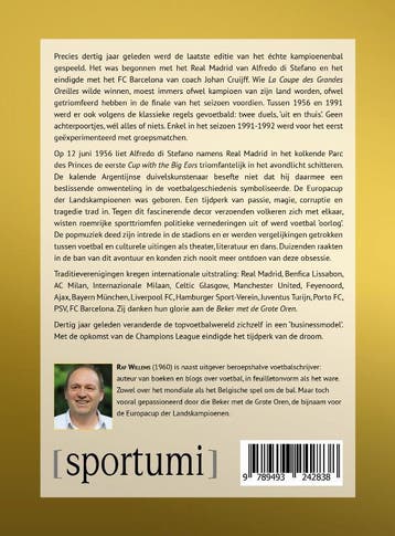 Het gouden boek van de beker met de grote oren 1956-1992 /, Verzenden, Zo goed als nieuw, Raf Willems