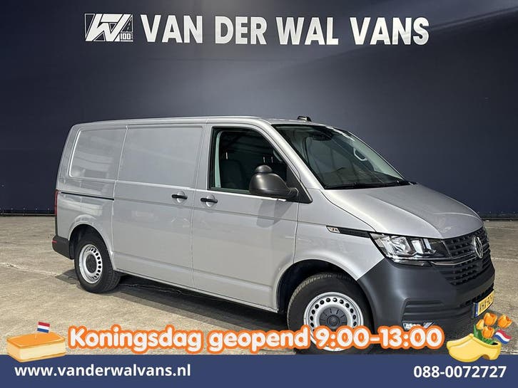 Volkswagen Transporter | 2.0 TDI 150pk Automaat L1H1, Auto's, Bestelauto's, Dealer onderhouden, Lease, Automaat, Diesel, Zilver of Grijs