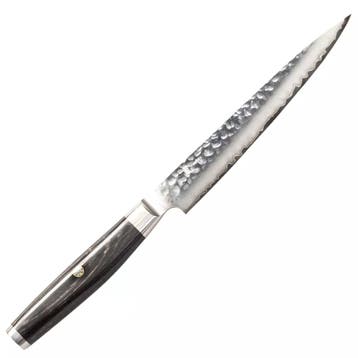 Yaxell Ketu Vleesmes 15 cm – SG2 Stalen Kern – Tsuchime, Ophalen of Verzenden, Nieuw, Hout, Los bestek