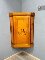 Kast - Hout - Fraaie ingelegde hoekkast