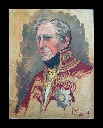 Max Léon Moreau (1902-1992) - Portrait dun militaire