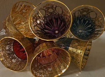 ISMIE LUX - Drinkservies - de beste ooit luxueuze gekleurde