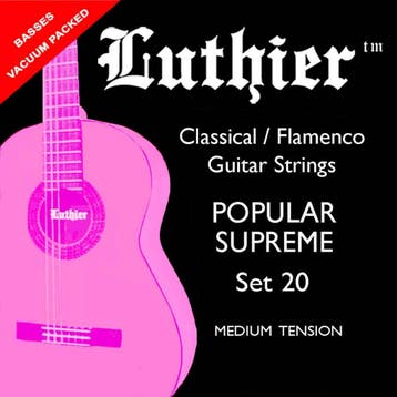 Luthier L-20 snarenset voor flamencogitaar, medium tension, Ophalen of Verzenden, Nieuw