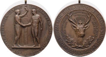 Brons medaille 1922 Soest, Stadt, Verzenden