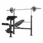 Tunturi WB60 Olympic Width Weight Bench, Sport en Fitness, Verzenden, Nieuw, Metaal