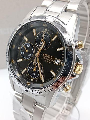 Seiko - Chronograph - Zonder minimumprijs - SBTQ043 - Heren