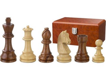 Philos Artus - Schaakstukken - Koningshoogte 78 mm - Hout, Verzenden, Nieuw