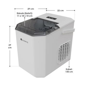 IJsblokjesmachine IceOracle - Wit, Verzenden, Nieuw