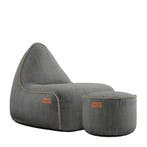 Cobana Lounge Chair & Pouf Outdoor - Grijs, Verzenden, Nieuw