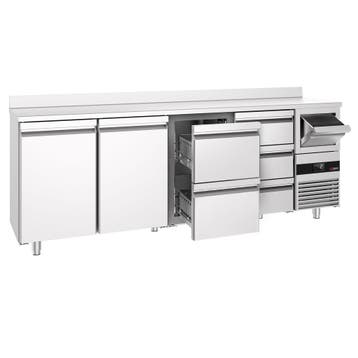 GGM Gastro | Barkoelkast PREMIUM - 2690x600mm - 775l - met 2, Verzenden, Nieuw in verpakking, Meubilair