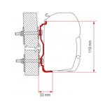 Fiamma Hymer Kit >2016 F45, Ophalen of Verzenden, Nieuw