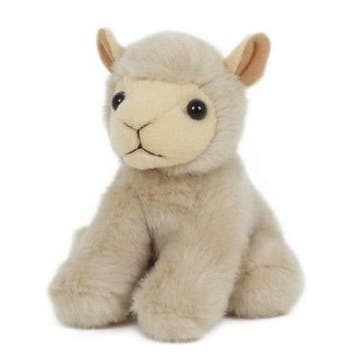 Pluche lammetje knuffel - wit - 13 cm - schapenknuffel, Verzenden, Nieuw