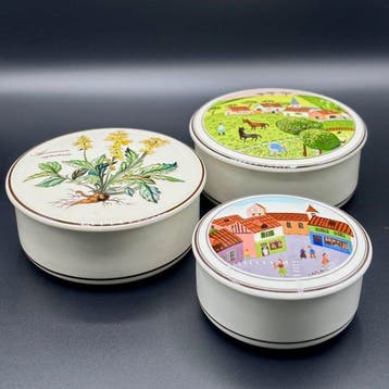 Villeroy & Boch - Gérard Laplau - Doos (6) - Botanica en, Antiek en Kunst