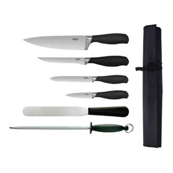 6-delige soft grip messenset, Verzenden