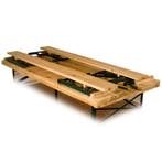 Biertafelset 3-delig 170 x 70cm met rugleuning, Tuin en Terras, Picknicktafels, Verzenden, Nieuw