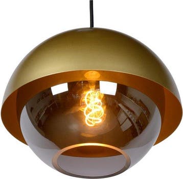 2dekans | Lucide COOPER - Hanglamp - Ø 30 cm - 1xE27 - Mat, Ophalen of Verzenden, Zo goed als nieuw