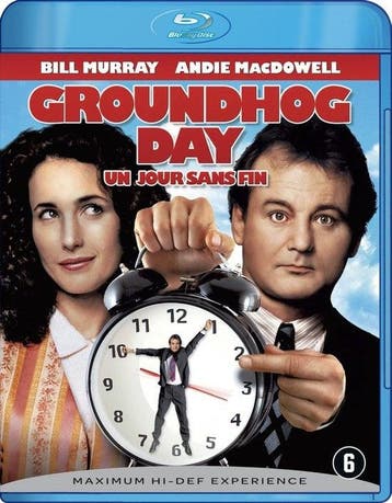 Groundhog Day (blu-ray tweedehands film), Ophalen of Verzenden, Zo goed als nieuw