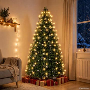 vidaXL Kerstboomverlichting met 180 LEDs net 180 cm, Verzenden, Nieuw, Kunststof