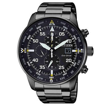 Citizen CA0695-84E chronograaf Eco-Drive herenhorloge 44 mm, Sieraden, Tassen en Uiterlijk, Horloges | Heren, Staal, Verzenden