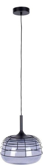 2dekans | Zuiver Smokey Hanglamp - Zwart - 35.50x35.50x180, Ophalen of Verzenden, Nieuw