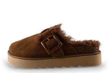Colors of California Pantoffels in maat 40 Cognac, Overige kleuren, Verzenden, Zo goed als nieuw, Pantoffels of Sloffen