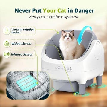 Automatische Kattenbak - Zelfreinigende Kattenbak - Incl. Ap, Dieren en Toebehoren, Kattenbakken, Verzenden, Zo goed als nieuw