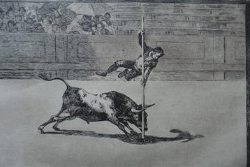 Francisco de Goya (1746 - 1828) after - Ligereza, Antiek en Kunst