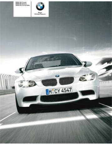2008 BMW M3 COUPE | SEDAN | CABRIOLET BROCHURE ENGELS, Boeken, Nieuw, BMW, Author