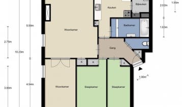 Te Huur 3 Kamer Appartement Pater Bleijsstraat In Tilburg, Tilburg, Noord-Brabant, Direct bij eigenaar, Appartement