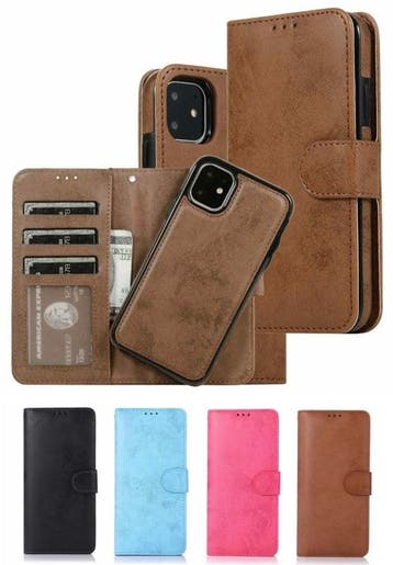iPhone 14 / 16e / 17e Uitneembaar Magnetisch Bookcase Hoesje, Ophalen of Verzenden, Nieuw