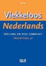 Vlekkeloos Nederlands taalniveau 4F, 9789077018583, Boeken, Verzenden, Zo goed als nieuw, HBO