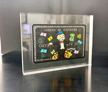 N.Nathan - Plexi Card MR. MONOPOLY