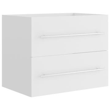 Wastafelkast Wit 60x38cm | Retourdeal 47% Korting, Zo goed als nieuw, Minder dan 100 cm, Wastafelkast, 25 tot 50 cm