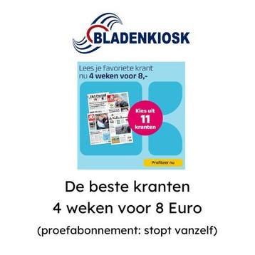 De krant 4, 6 of 8 weken voor 8 euro (stopt vanzelf), Boeken, Verzenden, Nieuw