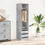 vidaXL Kledingkast met lades 50x50x200 cm bewerkt hout, Huis en Inrichting, Kasten | Kledingkasten, Verzenden, Nieuw