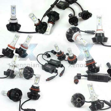 Led koplamp set HIR2 9012 12V en 24V Luxeon Zes Lumileds, Verzenden, Nieuw