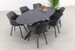 Hartman Sophie/Privada 240x107 - Ovale tuinset - 7-delig, Tuin en Terras, Tuinsets en Loungesets, Verzenden, Nieuw, Kunststof