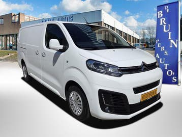 Opel Vivaro / Citroen Jumpy 2.0 BlueHDI 120Pk XL (L3) Automa, Automaat, Stof, Gebruikt, Wit