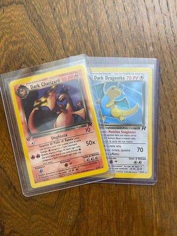 2 Card - Charizard, Dragonite Limited edition, Hobby en Vrije tijd, Verzamelkaartspellen | Pokémon, Nieuw
