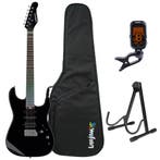 Litejam RGB24/BK Smart Learning Elektrische Gitaar Set Black, Ophalen of Verzenden, Nieuw