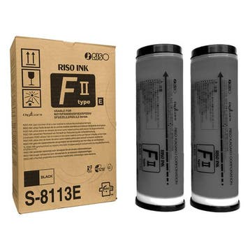 Riso S-8113E dubbelpak zwart Inktcartridge (origineel), Computers en Software, Verzenden, Nieuw, Cartridge, Riso