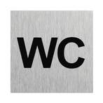 Seilflechter Aluminium deurbordje - WC - 60 x 60 mm - Vie..., Ophalen of Verzenden, Nieuw in verpakking