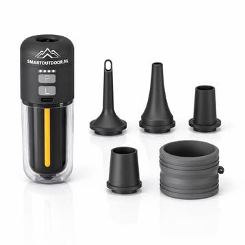 SmartOutdoor Zero X4 Mini Luchtpomp Zwart – Oplaadbaar &, Ophalen of Verzenden, Nieuw