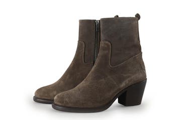 Shabbies Amsterdam Enkellaarzen in maat 37 Bruin, Kleding | Dames, Schoenen, Verzenden, Lage of Enkellaarzen, Zo goed als nieuw