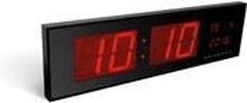 2dekans | Wandklok Met Led-Display, Ophalen of Verzenden, Zo goed als nieuw