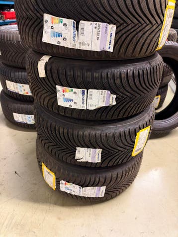 4x 	MICHELIN	205/55 /16  ALPIN5 RFT nieuw incl. montage, 16 inch, Nieuw, Band(en), Personenwagen