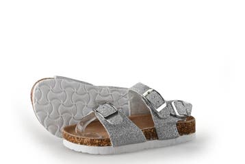 Little Sky Sandalen Meisjes in maat 24 Zilver, Verzenden, Jongen of Meisje, Schoenen, Zo goed als nieuw