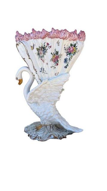 Antonibon, Nove - Vaas - Majolica - Vaas in maioliek
