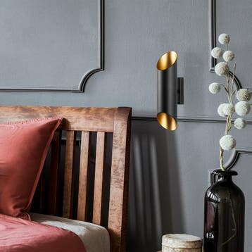 Asir 942FLG1274 Wandlamp Zwart goud van €29 voor €23 NIEUW, Huis en Inrichting, Lampen | Wandlampen, Ophalen of Verzenden, Nieuw
