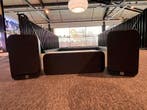 Q Acoustics 3020i+ 3090CI - 2 front speakers met center, Audio, Tv en Foto, Luidsprekers, Overige typen, Zo goed als nieuw, 60 tot 120 watt